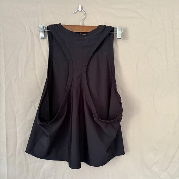 Old Navy Active PowerSoft Women's XXL Cropped Tank Black Workout Active Running - Picture 3 of 7